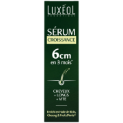 Nepalieka riebumo pojūčio, suteikia blizgesio, mažina pasišiaušimą Serumas plaukų augimui LUXEOL, 50 ml | Mano Vaistinė