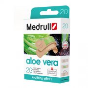 Pleistras MEDRULL ALOE VERA, 20 vnt. | Mano Vaistinė Pleistras MEDRULL ALOE VERA, 20 vnt. | Mano Vaistinė