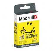 Vaikiški pleistrai Medrull vaikiški pleistrai Mr. Happy, atsparūs vandeniui, N10 | Mano Vaistinė Vaikiški pleistrai Medrull vaikiški pleistrai Mr. Happy, atsparūs vandeniui, N10 | Mano Vaistinė