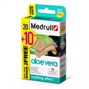 Pleistrų rinkinys MEDRULL ALOE VERA  20 vnt. +  ALOE VERA 10 vnt. | Mano Vaistinė Pleistrų rinkinys MEDRULL ALOE VERA  20 vnt. +  ALOE VERA 10 vnt. | Mano Vaistinė