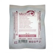 Tvarstis, marlė Medrull servetėlės, marlinės, sterilios, 7.5 x 7.5 cm, N5 | Mano Vaistinė Tvarstis, marlė Medrull servetėlės, marlinės, sterilios, 7.5 x 7.5 cm, N5 | Mano Vaistinė