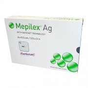 Antimikrobinis tvarstis Mepilex Ag minkšto silikono tvarstis, 6 x 8.5 cm, N5 | Mano Vaistinė Antimikrobinis tvarstis Mepilex Ag minkšto silikono tvarstis, 6 x 8.5 cm, N5 | Mano Vaistinė