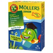 Imunitetui, smegenų funkcijai, regėjimui Vaisių skonio MOLLER'S JUNIOR OMEGA-3, 45 kramtomos žuvelės | Mano Vaistinė Imunitetui, smegenų funkcijai, regėjimui Vaisių skonio MOLLER'S JUNIOR OMEGA-3, 45 kramtomos žuvelės | Mano Vaistinė