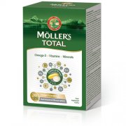 Širdžiai ir imunitetui Žuvų taukai MÖLLER'S TOTAL, 28 kapsulės + 28 tabletės | Mano Vaistinė Širdžiai ir imunitetui Žuvų taukai MÖLLER'S TOTAL, 28 kapsulės + 28 tabletės | Mano Vaistinė