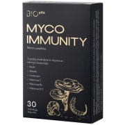 Imunitetui su 3 grybų ekstraktais MYCO IMMUNITY, 30 kaps. | Mano Vaistinė