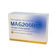 Magnis MAG200B6, 60 kapsulių | Mano Vaistinė Magnis MAG200B6, 60 kapsulių | Mano Vaistinė