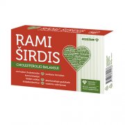 Cholesterolio balansui RAMI ŠIRDIS, 30 kaps, | Mano Vaistinė Cholesterolio balansui RAMI ŠIRDIS, 30 kaps, | Mano Vaistinė
