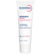 Raminamieji ir atstatomieji ingredientai greitai nuramina sudirgusią odą Greito poveikio sudirgusios, jautrios odos kremas BIODERMA SENSIBIO FORTE, 40 ml | Mano Vaistinė