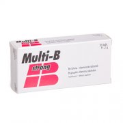 Maisto papildas nervų sistemai Multi-B Strong tabletės, N30 | Mano Vaistinė Maisto papildas nervų sistemai Multi-B Strong tabletės, N30 | Mano Vaistinė