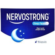 Melatonino ir augalų ekstraktų kompleksas Miegui NERVOSTRONG SLEEP FORMULA, 15 kaps. | Mano Vaistinė