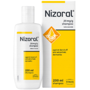 Kovai su pleiskanomis, Pityriasis capitis ir seborėjinio dermatito profilaktikai Grybelinių infekcinių odos ligų gydymui NIZORAL 20mg/g, 200 ml | Mano Vaistinė