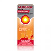 Vaistas nuo skausmo ir karščiavimo Nurofen Forte Strawberry geriamoji suspensija vaikams, 40 mg/ml, 100 ml | Mano Vaistinė Vaistas nuo skausmo ir karščiavimo Nurofen Forte Strawberry geriamoji suspensija vaikams, 40 mg/ml, 100 ml | Mano Vaistinė