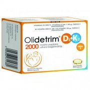 Vitamino D3 (2000 TV), ir K2 (MK-7 100 μg) ir Omega-3 kompleksas Širdžiai, kaulams, imunitetui OLIDETRIM 2000 D3 + K2, 30 vnt. | Mano Vaistinė Vitamino D3 (2000 TV), ir K2 (MK-7 100 μg) ir Omega-3 kompleksas Širdžiai, kaulams, imunitetui OLIDETRIM 2000 D3 + K2, 30 vnt. | Mano Vaistinė