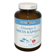 Pagaminta iš natūralaus nekoncentruoto menkių kepenų aliejaus Širdžiai, regėjimui ir smegenims NORSAN OMEGA-3 ARKTIS, 120 kaps. | Mano Vaistinė Pagaminta iš natūralaus nekoncentruoto menkių kepenų aliejaus Širdžiai, regėjimui ir smegenims NORSAN OMEGA-3 ARKTIS, 120 kaps. | Mano Vaistinė