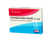 Rūgštingumą mažinantis vaistas Omeprazole Inteli 20 mg kapsulės, N14 | Mano Vaistinė Rūgštingumą mažinantis vaistas Omeprazole Inteli 20 mg kapsulės, N14 | Mano Vaistinė