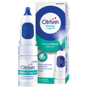 Nuo slogos nosies puškalas OTRIVIN MENTHOL 0,1%, 10ml  | Mano Vaistinė