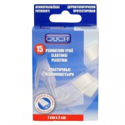 Pleistras Pleistrai OUCH, permatomi, ypač elastingi, N15 | Mano Vaistinė Pleistras Pleistrai OUCH, permatomi, ypač elastingi, N15 | Mano Vaistinė