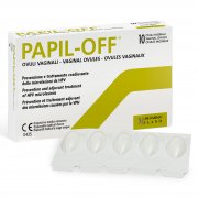 ŽPV mikropažeidimų prevencija Makšties ovulės PAPIL-OFF, 10 vnt. | Mano Vaistinė ŽPV mikropažeidimų prevencija Makšties ovulės PAPIL-OFF, 10 vnt. | Mano Vaistinė
