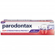 Nauja inovatyvi formulė su hialurono rūgštimi Balinanti dantų pasta PARODONTAX GUM STRENGTHEN&PROTECT, 75ml | Mano Vaistinė Nauja inovatyvi formulė su hialurono rūgštimi Balinanti dantų pasta PARODONTAX GUM STRENGTHEN&PROTECT, 75ml | Mano Vaistinė