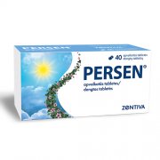 Preparatas nervinei įtampai, nemigai Persen tabletės, N40 | Mano Vaistinė Preparatas nervinei įtampai, nemigai Persen tabletės, N40 | Mano Vaistinė