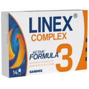 Gyvos pieno rūgšties bakterijos Pieno rūgšties bakterijos LINEX COMPLEX FORMULA 3, 14  kaps.  | Mano Vaistinė