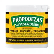 Propolis (bičių pikis) su vitaminu C ir augaliniais ekstraktais Gerklei ir imunitetui PROPODEZAS su vaistažolėmis, 50 tab. | Mano Vaistinė Propolis (bičių pikis) su vitaminu C ir augaliniais ekstraktais Gerklei ir imunitetui PROPODEZAS su vaistažolėmis, 50 tab. | Mano Vaistinė