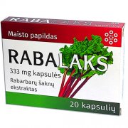 Žarnyno veiklai Rabalaks, 20 kapsulių | Mano Vaistinė Žarnyno veiklai Rabalaks, 20 kapsulių | Mano Vaistinė