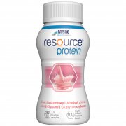 Specialios medicininės paskirties maisto produktas Medicininis braškių skonio gėrimas NESTLE RESOURCE PROTEIN, 4 x 200 ml | Mano Vaistinė Specialios medicininės paskirties maisto produktas Medicininis braškių skonio gėrimas NESTLE RESOURCE PROTEIN, 4 x 200 ml | Mano Vaistinė