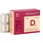 Liposominis vitaminas D3 2000, TV REXSAVIT LIPO, 30 kaps. | Mano Vaistinė Liposominis vitaminas D3 2000, TV REXSAVIT LIPO, 30 kaps. | Mano Vaistinė
