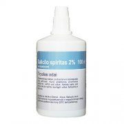 Dezinfekcinė priemonė Salicilo 2 % spiritas, 100 ml | Mano Vaistinė Dezinfekcinė priemonė Salicilo 2 % spiritas, 100 ml | Mano Vaistinė