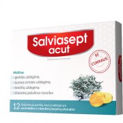 Pastilės be cukraus SALVIASEPT ACUT,  12 vnt. | Mano Vaistinė Pastilės be cukraus SALVIASEPT ACUT,  12 vnt. | Mano Vaistinė