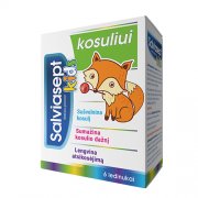 Ledinukai nuo kosulio Ledinukai kosuliui SALVIASEPT KIDS, 6 vnt. | Mano Vaistinė Ledinukai nuo kosulio Ledinukai kosuliui SALVIASEPT KIDS, 6 vnt. | Mano Vaistinė