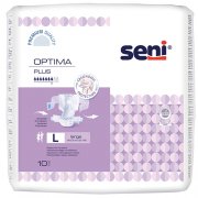 Sauskelnės suaugusiesiems Juostinės sauskelnės SENI OPTIMA PLUS, L dydis, 10 vnt.  | Mano Vaistinė Sauskelnės suaugusiesiems Juostinės sauskelnės SENI OPTIMA PLUS, L dydis, 10 vnt.  | Mano Vaistinė