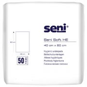 Paklotai SENI SOFT HE, 40cm x 60cm, 50 vnt. | Mano Vaistinė Paklotai SENI SOFT HE, 40cm x 60cm, 50 vnt. | Mano Vaistinė