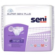 Sauskelnės suaugusiesiems Sauskelnės suaugusiems SENI SUPER PLUS PREMIUM, L dydis, 10 vnt. | Mano Vaistinė Sauskelnės suaugusiesiems Sauskelnės suaugusiems SENI SUPER PLUS PREMIUM, L dydis, 10 vnt. | Mano Vaistinė