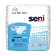 Sauskelnės suaugusiesiems Sauskelnės suaugusiems SENI SUPER PREMIUM, L dydis, 10 vnt. | Mano Vaistinė Sauskelnės suaugusiesiems Sauskelnės suaugusiems SENI SUPER PREMIUM, L dydis, 10 vnt. | Mano Vaistinė