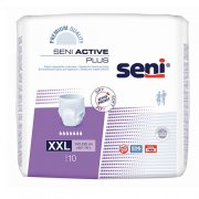 Sauskelnės suaugusiesiems Sauskelnės kelnaitės SENI ACTIVE PLUS, XXL dydis, 10 vnt. | Mano Vaistinė Sauskelnės suaugusiesiems Sauskelnės kelnaitės SENI ACTIVE PLUS, XXL dydis, 10 vnt. | Mano Vaistinė