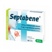 Pastilės nuo gerklės skausmo, paraudimo ir uždegimo Gerklei SEPTABENE, citrinų ir šeivamedžių skonio, 3 mg /1 mg, 16 kietųjų pastilių  | Mano Vaistinė Pastilės nuo gerklės skausmo, paraudimo ir uždegimo Gerklei SEPTABENE, citrinų ir šeivamedžių skonio, 3 mg /1 mg, 16 kietųjų pastilių  | Mano Vaistinė