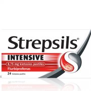 Preparatas nuo gerklės skausmo Strepsils Intensive pastilės, N24 | Mano Vaistinė Preparatas nuo gerklės skausmo Strepsils Intensive pastilės, N24 | Mano Vaistinė