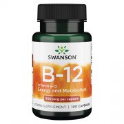 Vitaminas B12 SWANSON, 100 kapsulių | Mano Vaistinė Vitaminas B12 SWANSON, 100 kapsulių | Mano Vaistinė