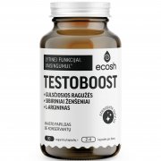 Su sibirinių ženšenių šaknų ekstraktu, L-argininu, Vitaminu E, Cinku ir Selenu Pajėgumui ir vaisingumui ECOSH TESTOBOOST, 90 kaps. | Mano Vaistinė Su sibirinių ženšenių šaknų ekstraktu, L-argininu, Vitaminu E, Cinku ir Selenu Pajėgumui ir vaisingumui ECOSH TESTOBOOST, 90 kaps. | Mano Vaistinė