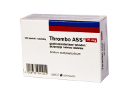 Vaistas trombams mažinti Thrombo ASS 75 mg tabletės, N100 | Mano Vaistinė Vaistas trombams mažinti Thrombo ASS 75 mg tabletės, N100 | Mano Vaistinė