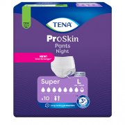 Sauskelnės-kelnaitės TENA PANTS NIGHT SUPER, L, 10 vnt. | Mano Vaistinė Sauskelnės-kelnaitės TENA PANTS NIGHT SUPER, L, 10 vnt. | Mano Vaistinė