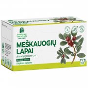 Arbatos ir vaistažolės BEARBERRY LEAF 1.5 g, N24 (AC) | Mano Vaistinė Arbatos ir vaistažolės BEARBERRY LEAF 1.5 g, N24 (AC) | Mano Vaistinė