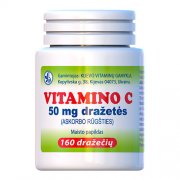 Askorbo rūgšties (Vitaminas C) 50mg dražetės  N160 | Mano Vaistinė Askorbo rūgšties (Vitaminas C) 50mg dražetės  N160 | Mano Vaistinė