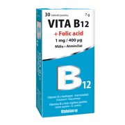 VITA B12 1mg + Folio rūgštis 400mcg N30 | Mano Vaistinė VITA B12 1mg + Folio rūgštis 400mcg N30 | Mano Vaistinė