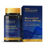 Normaliai širdies veiklai WALMARK LONGEVITY RESVERATROL EXTRA 500 mg, 60 kaps. | Mano Vaistinė