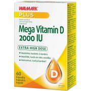 Didelė vitamino D dozė vienoje kapsulėje. Imunitetui, kaulams ir dantims. Vitaminas D WALMARK MEGA VITAMIN D3 2000 IU, 60 kaps. | Mano Vaistinė Didelė vitamino D dozė vienoje kapsulėje. Imunitetui, kaulams ir dantims. Vitaminas D WALMARK MEGA VITAMIN D3 2000 IU, 60 kaps. | Mano Vaistinė