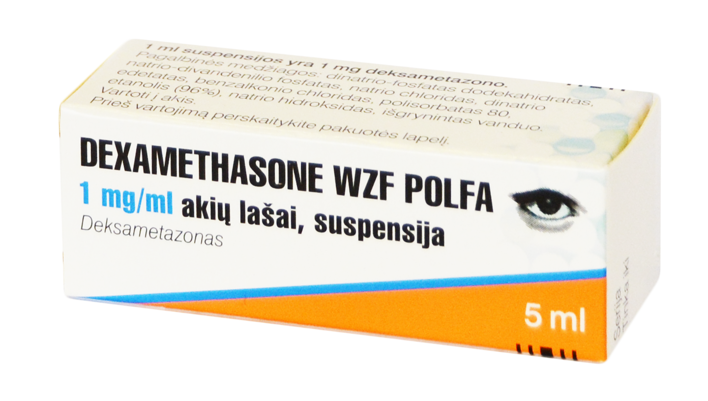 Dexamethasone 1mg/ml akių lašai susp.5ml