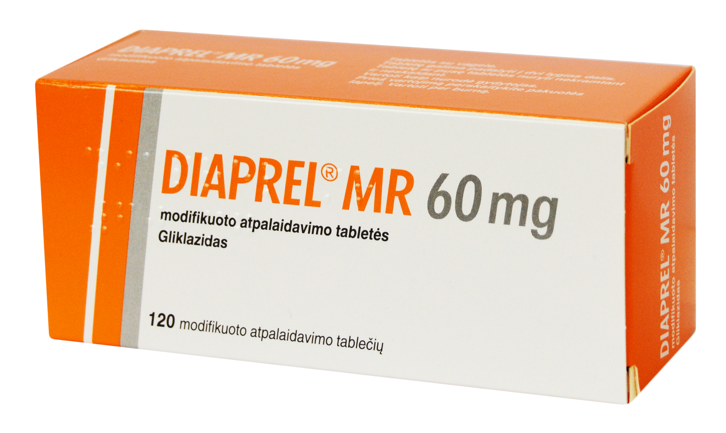 Diaprel MR 60mg tabletės N120